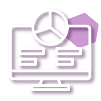 Icono de monitoreo y evaluación para diseño de proyectos sociales, monitoreo y evaluación